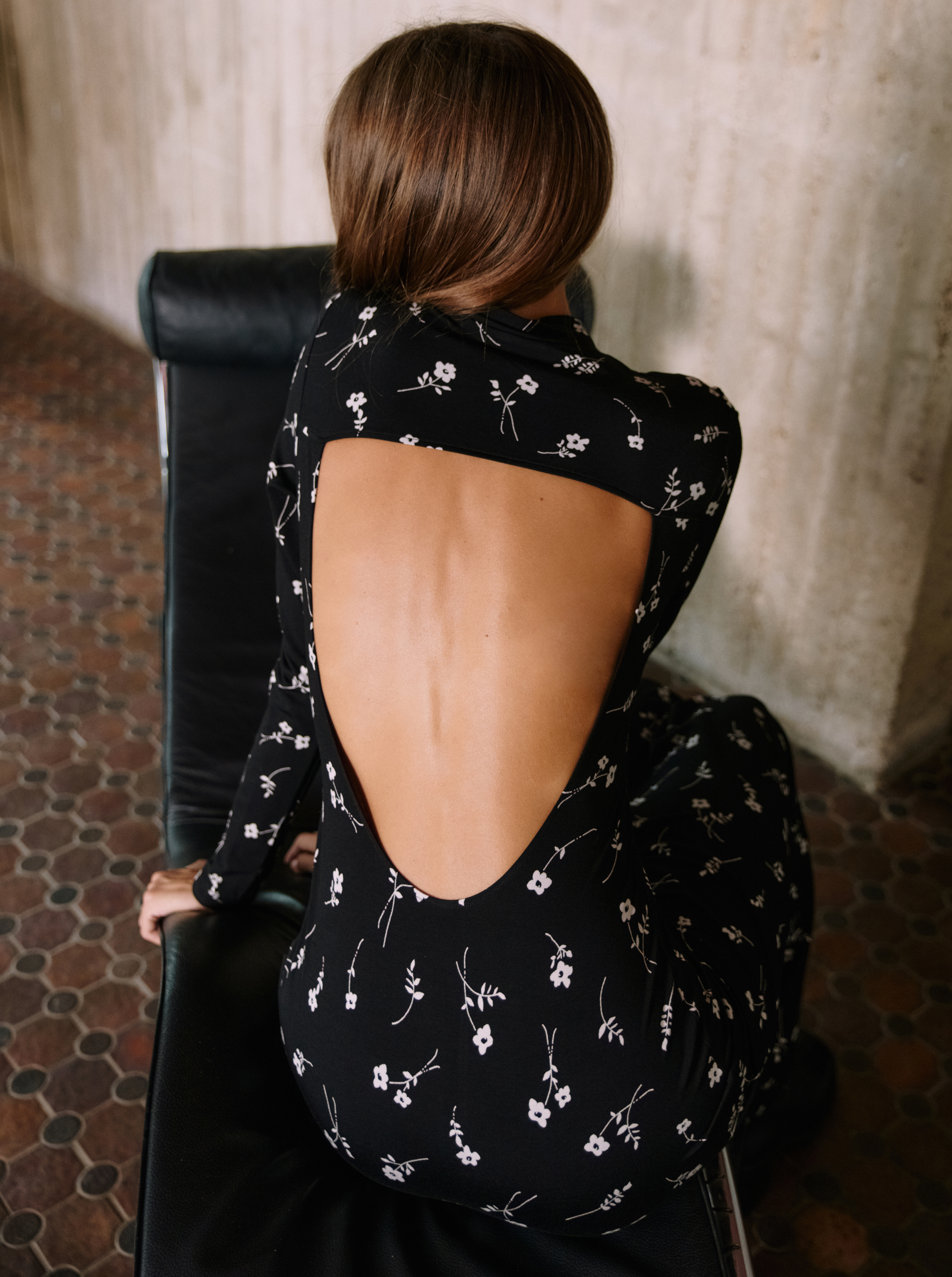 Robe Longue Midnight Bloom