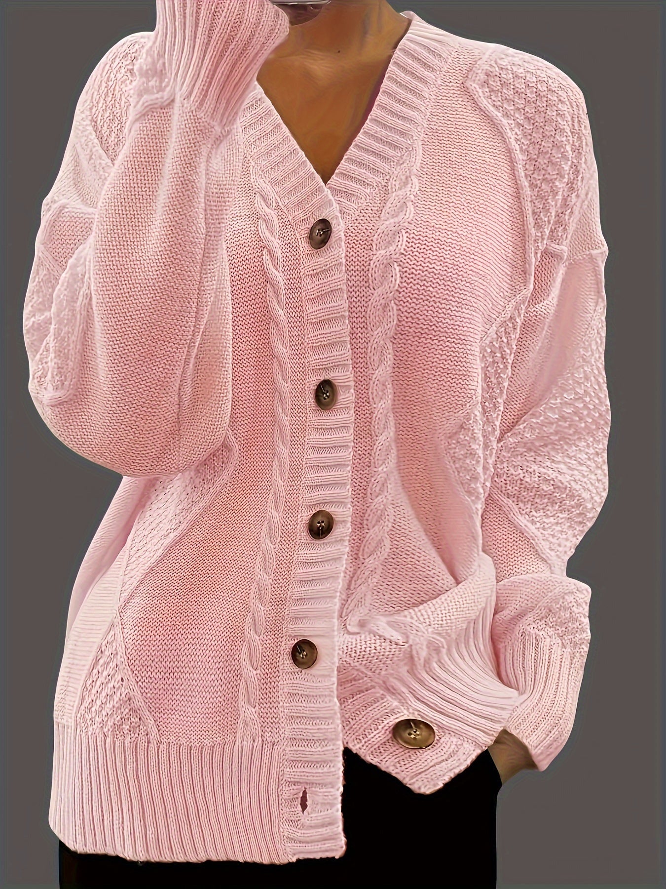 Florine™ | Pull Doux à Motif Floral Torsadé