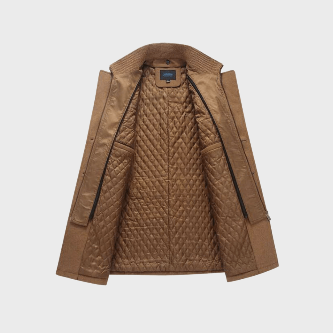 Léo | Manteau classique en laine type peacoat