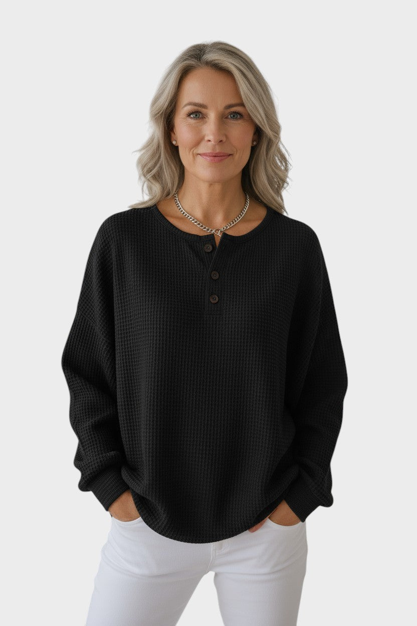 Marie™ | Pull en Tricot Waffle