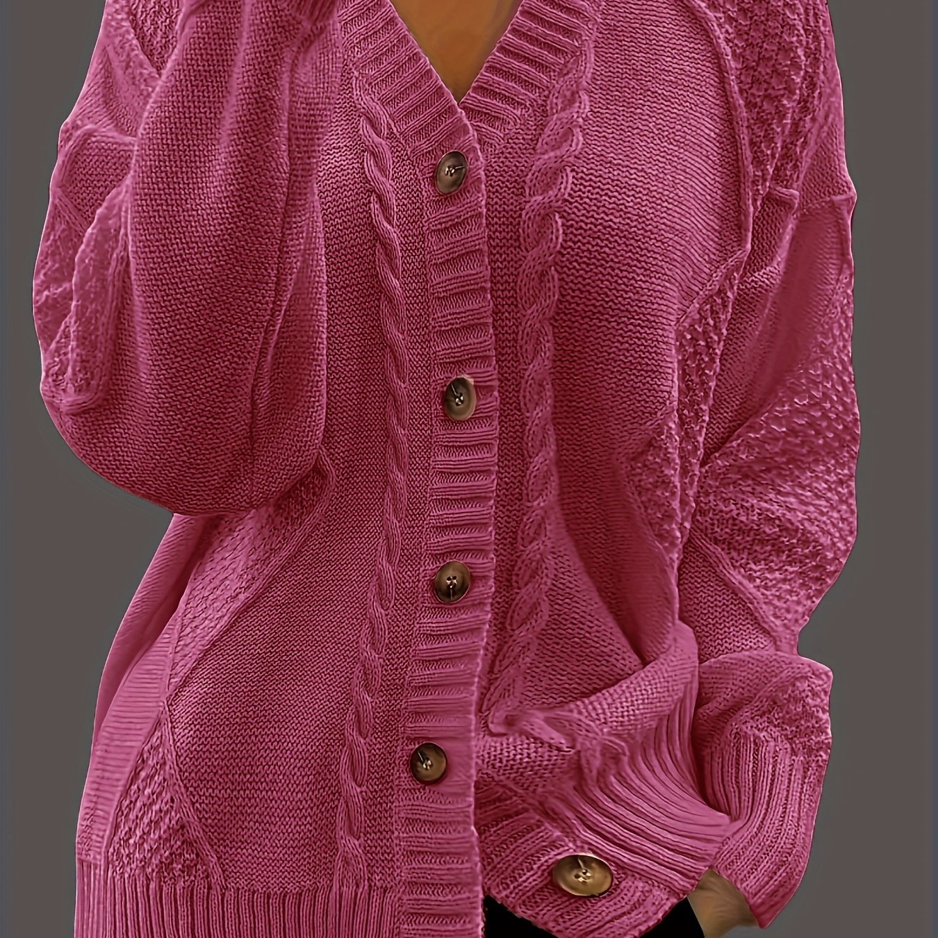 Florine™ | Pull Doux à Motif Floral Torsadé