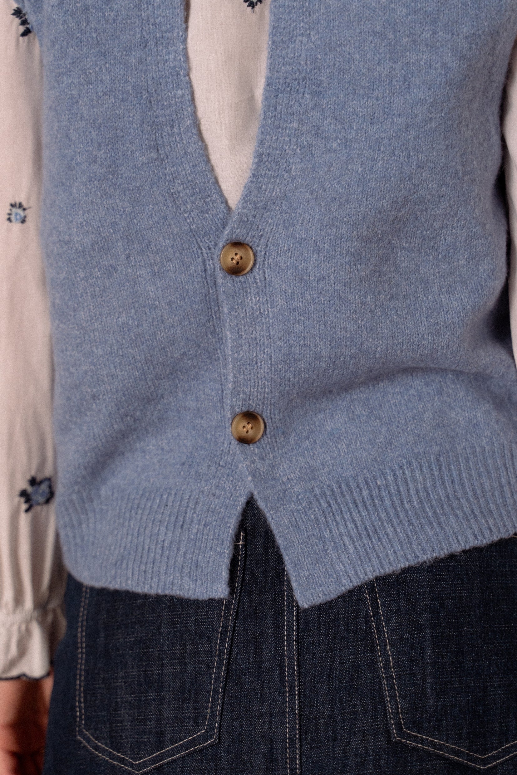 Gilet Margaux Bleu